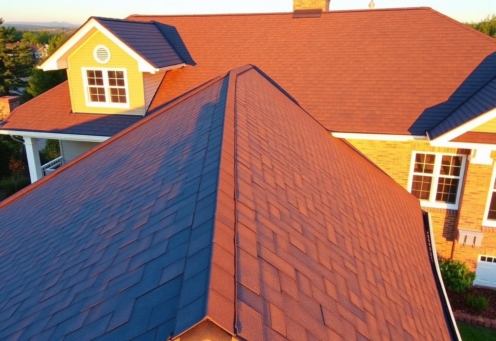 Restored architectural shingle roof